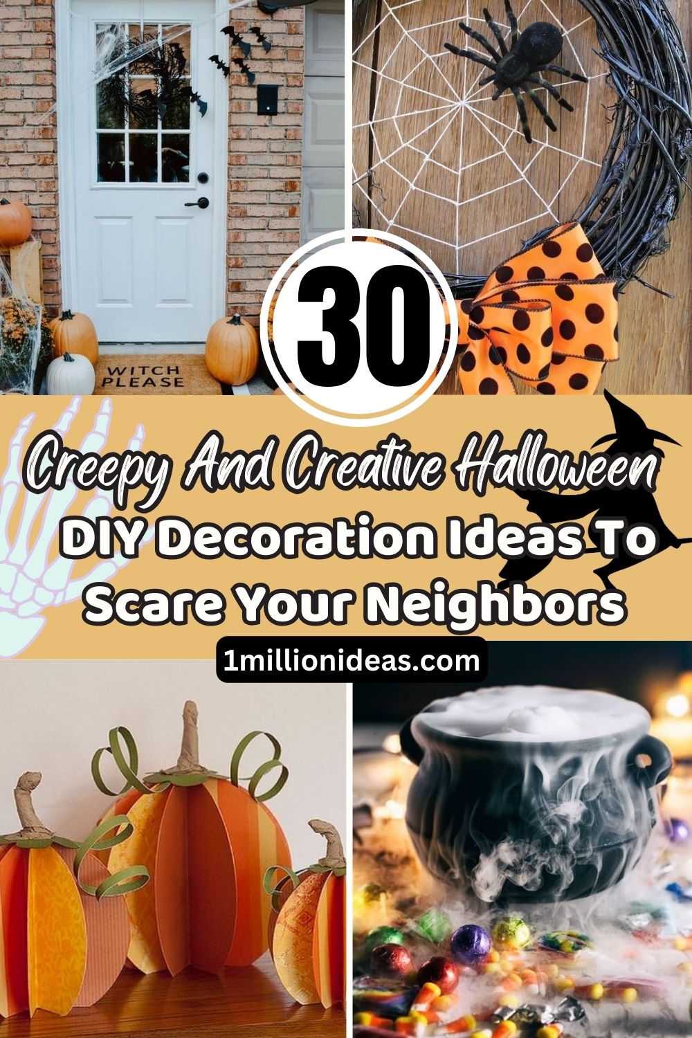 30 Halloween DIY Decoration Ideas To Scare Your Neighbors