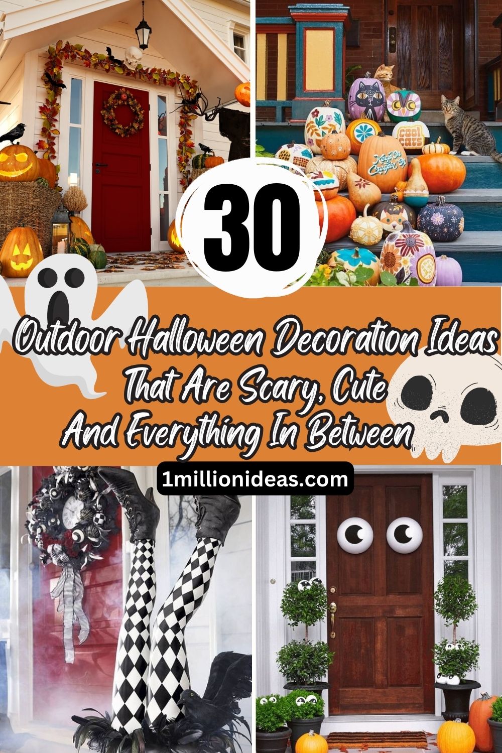 30 Outdoor Halloween Decoration Ideas That Are Scary, Cute, And Everything In Between