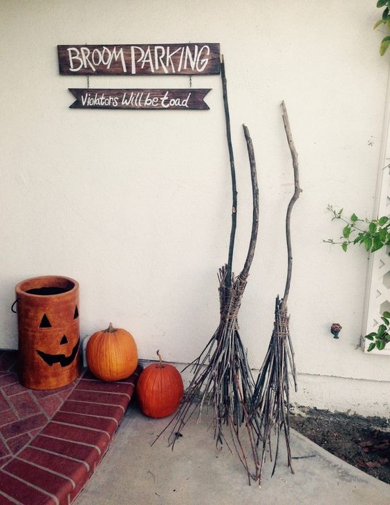 Witchy Broomstick Parking