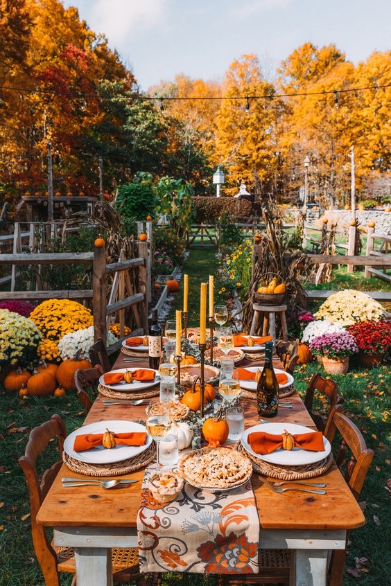 Fall Dining Table 