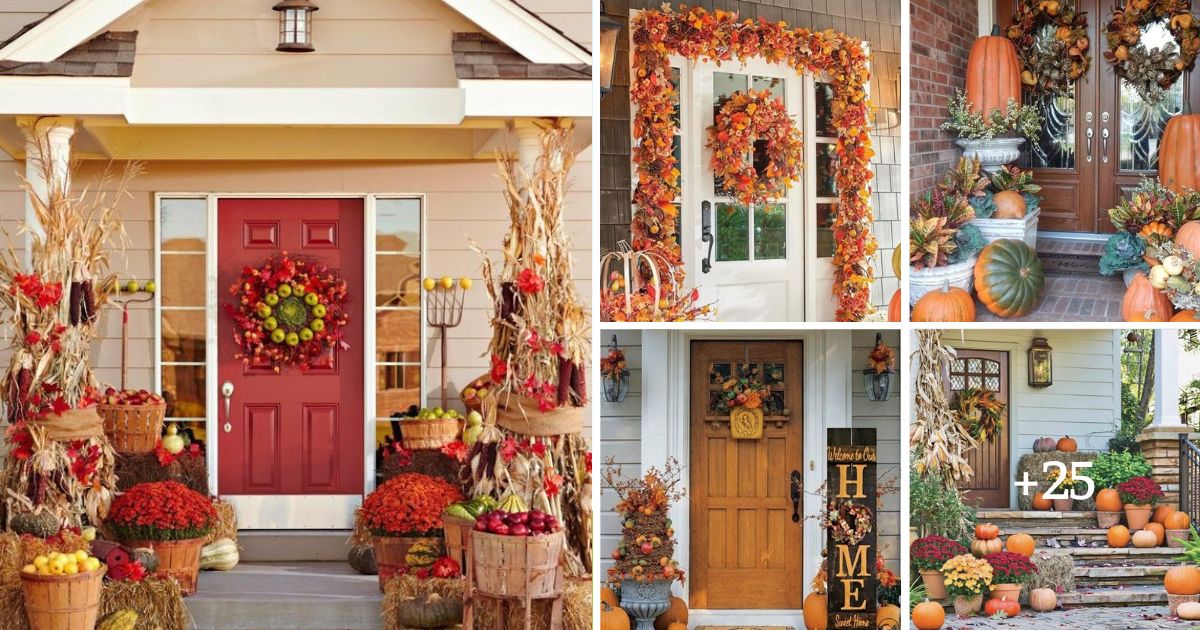 30 Fall Front Entry Decorating Ideas To Welcome The Season In Style