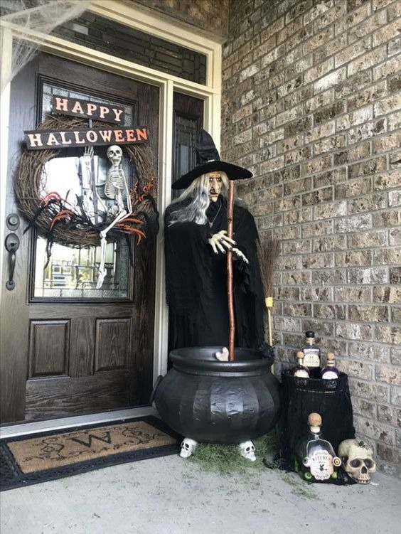 porch decorations for halloween