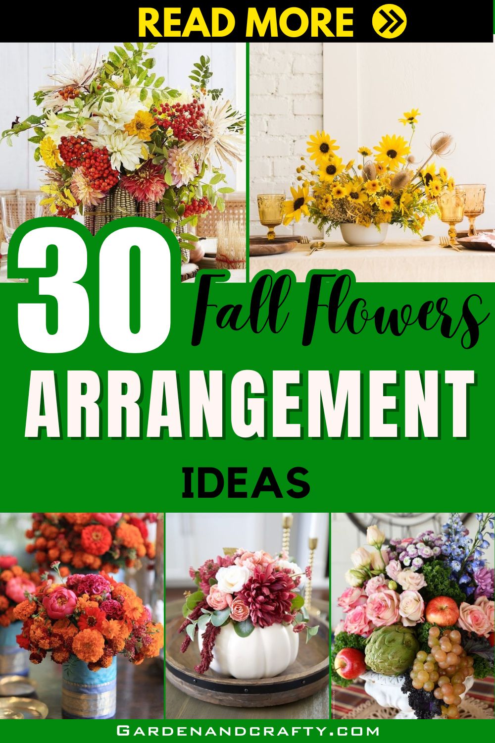 30 Fall Flower Arrangement Ideas To Celebrate Colors Of The Season