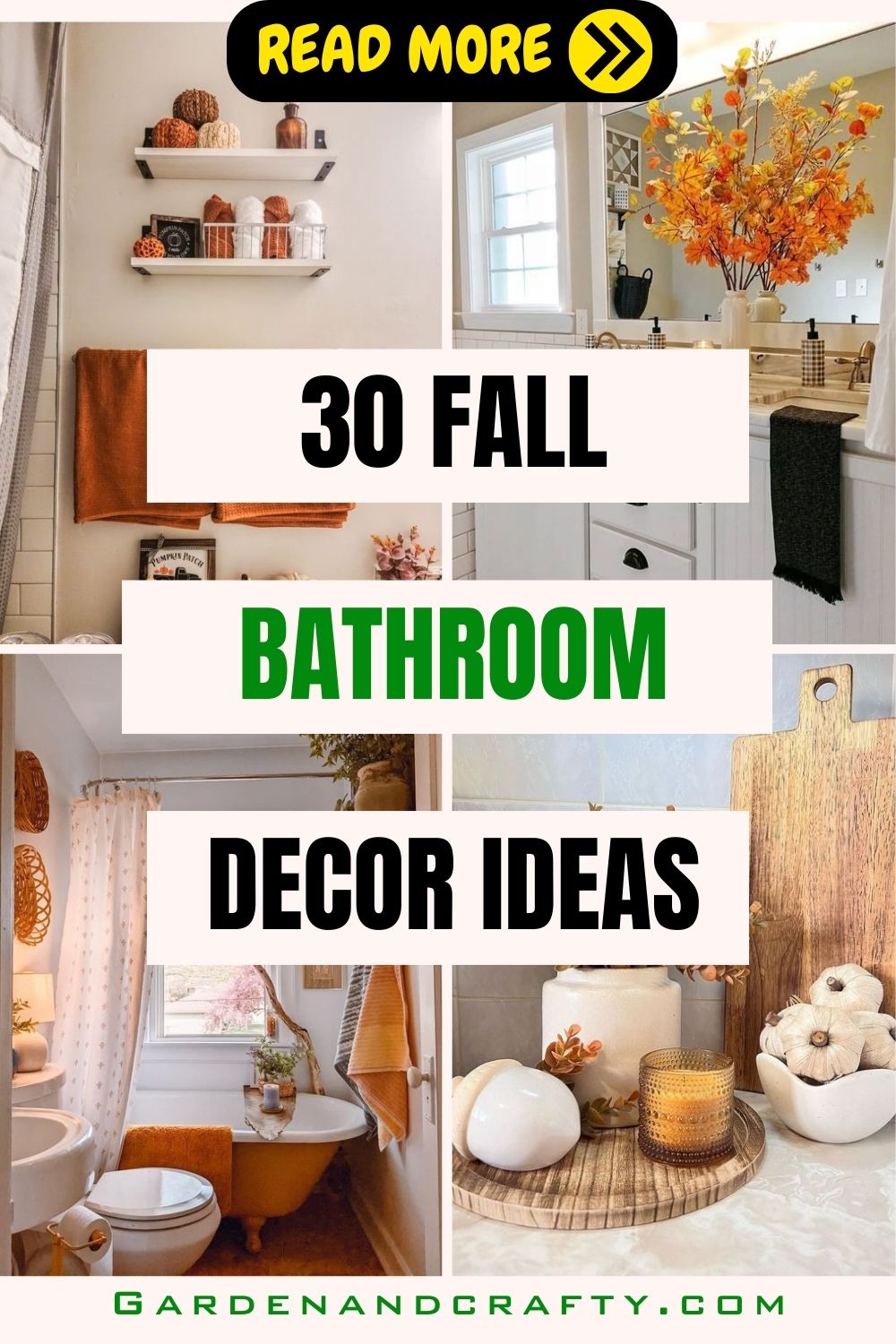 30 Stunning Fall Bathroom Decor Ideas You Should Try This Season