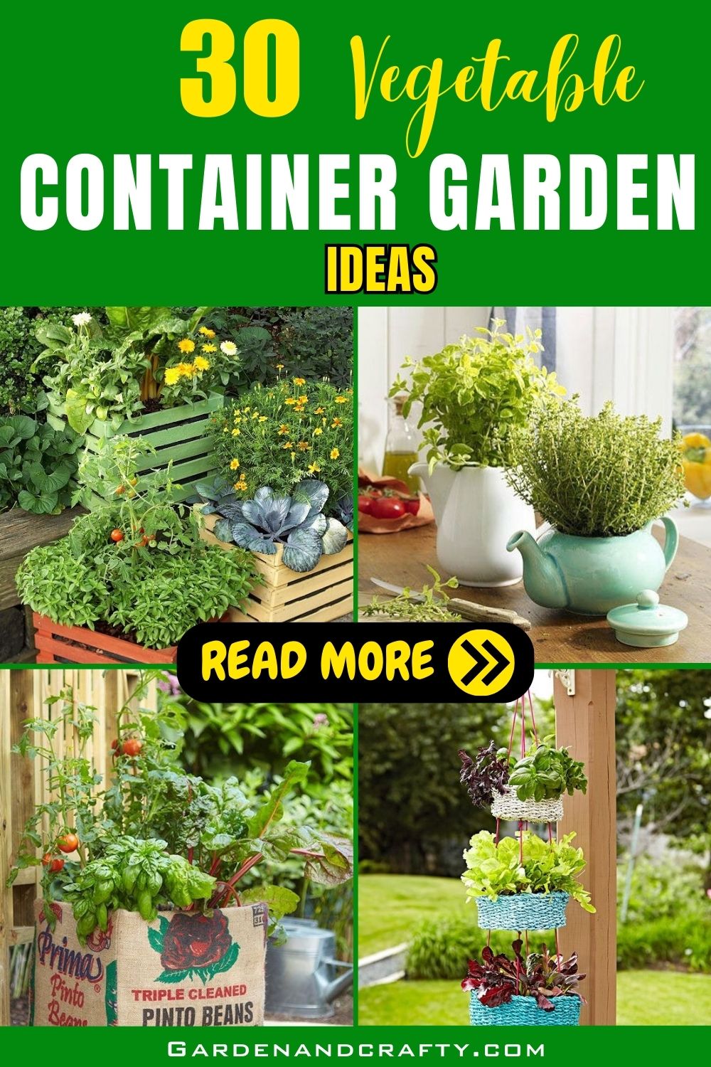 30 Vegetable Container Garden Ideas That Help You Save Space And Money