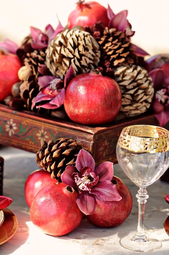 Pomegranate And Pinecone