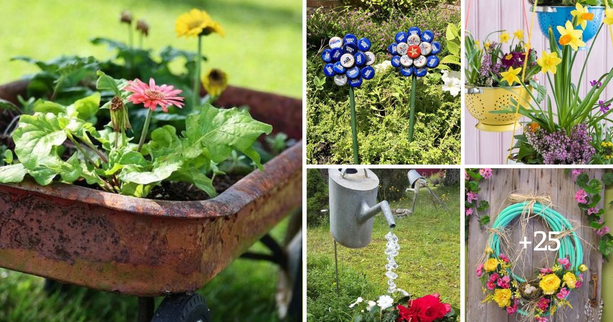 30 Unique Recycled Garden Ideas To Give Your Landscape Personality