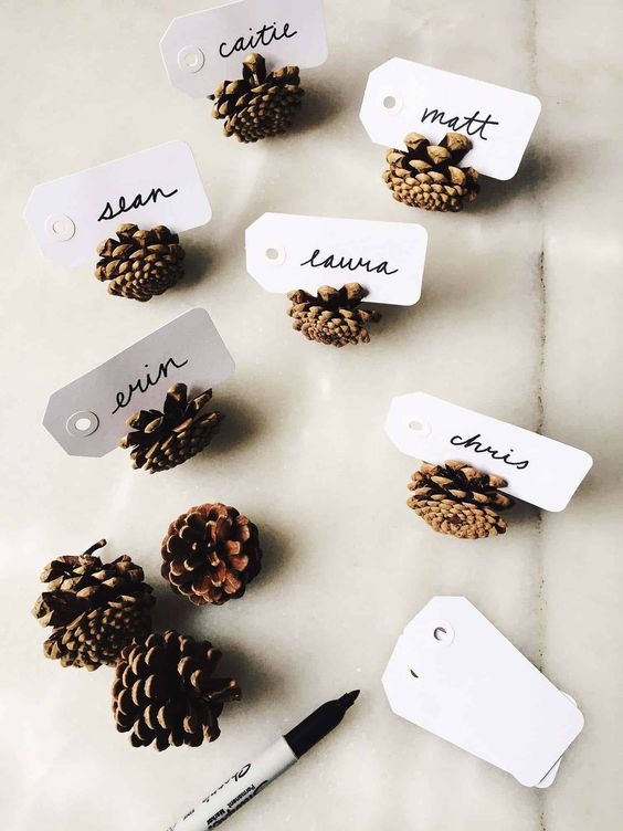 Rustic-Chic Place Cards