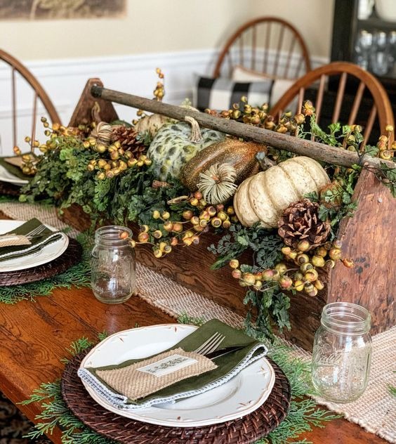 fall table centerpieces 