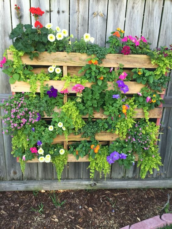 Upcycled Pallet Planters