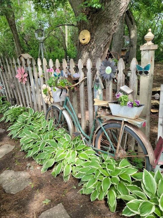 Whimsical Garden Fence
