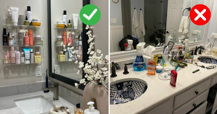 11 Tips To Organize And Declutter A Bathroom That You Shouldn't Miss