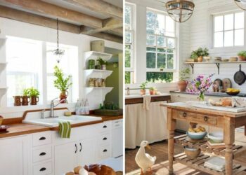 60 Farmhouse Kitchen Ideas To Create A Warm And Welcoming Space