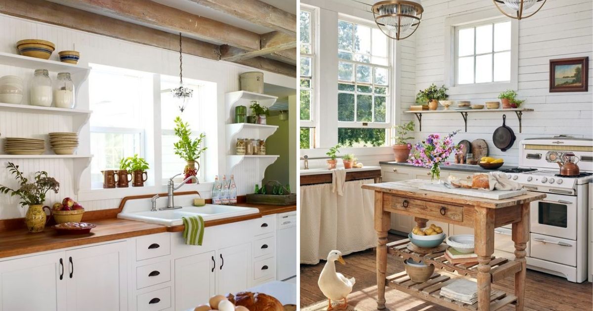 60 Farmhouse Kitchen Ideas To Create A Warm And Welcoming Space