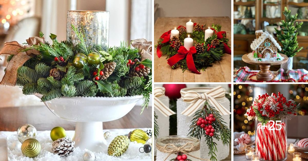 30 DIY Christmas Centerpiece Ideas That You Can Make In A Snap With ...