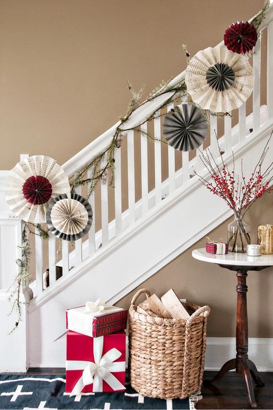 DIY Paper Christmas Staircase