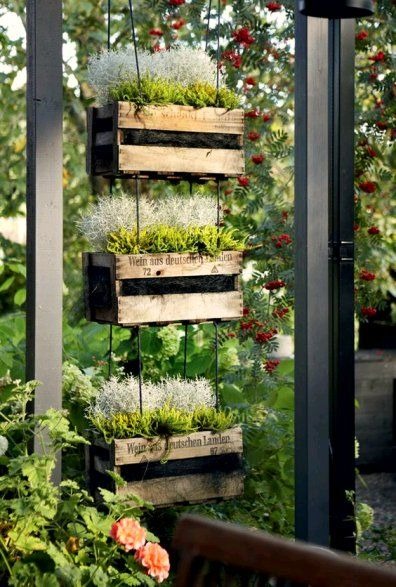 Repurposed Container Herb Garden