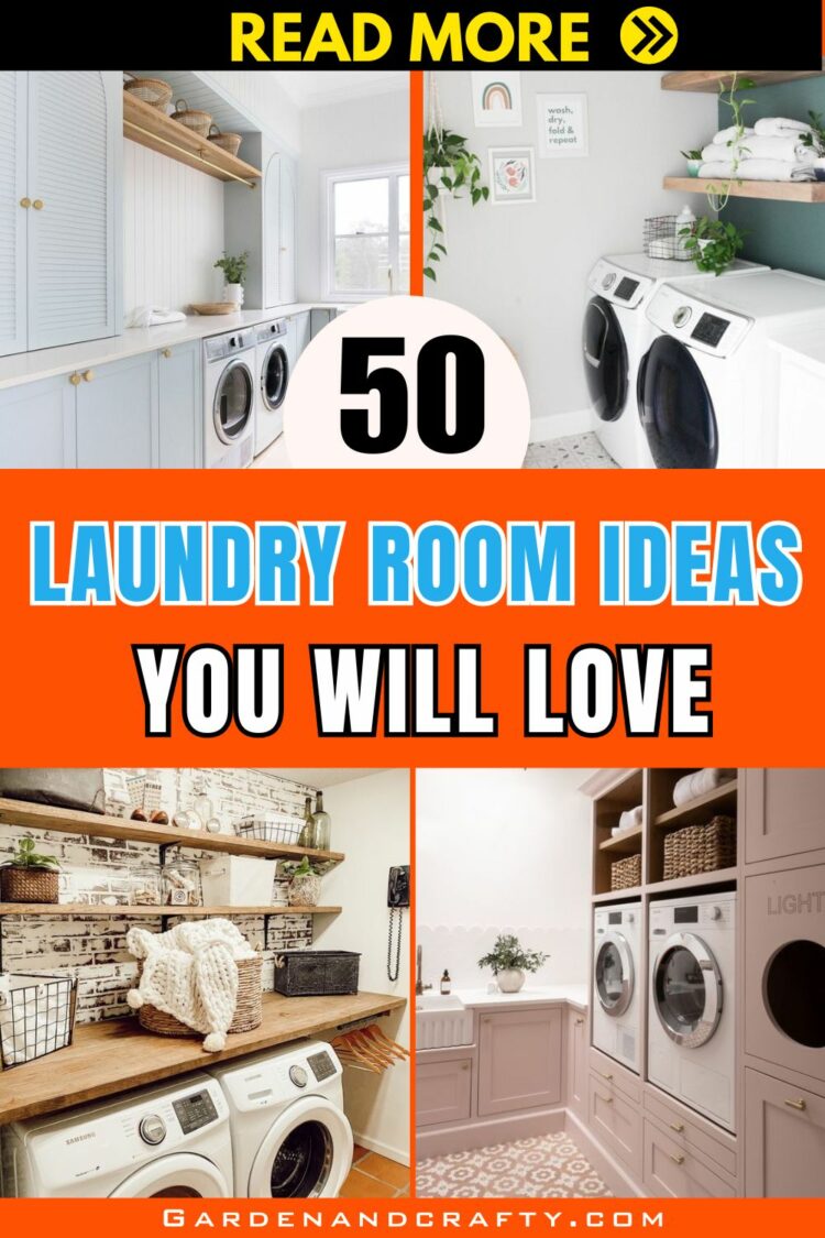 50 Laundry Room Ideas That Will Make You Love Doing Laundry