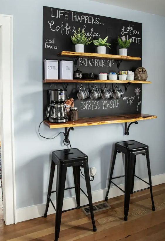 50 Coffee Bar Ideas To Make Your Mornings More Enjoyable