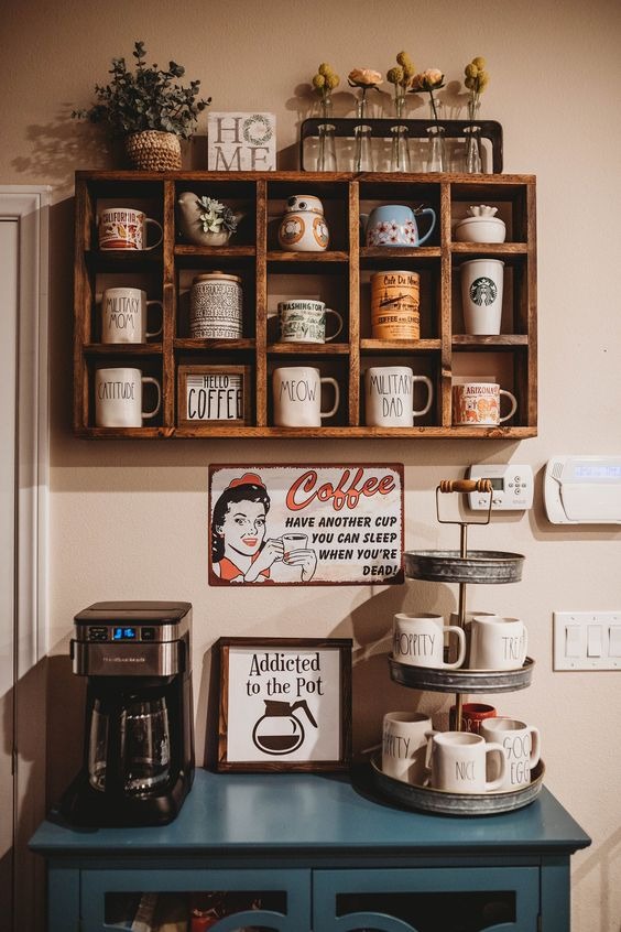 50 Coffee Bar Ideas To Make Your Mornings More Enjoyable
