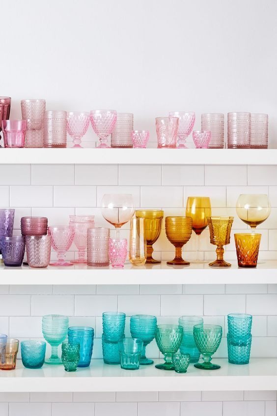 Rainbow Glassware