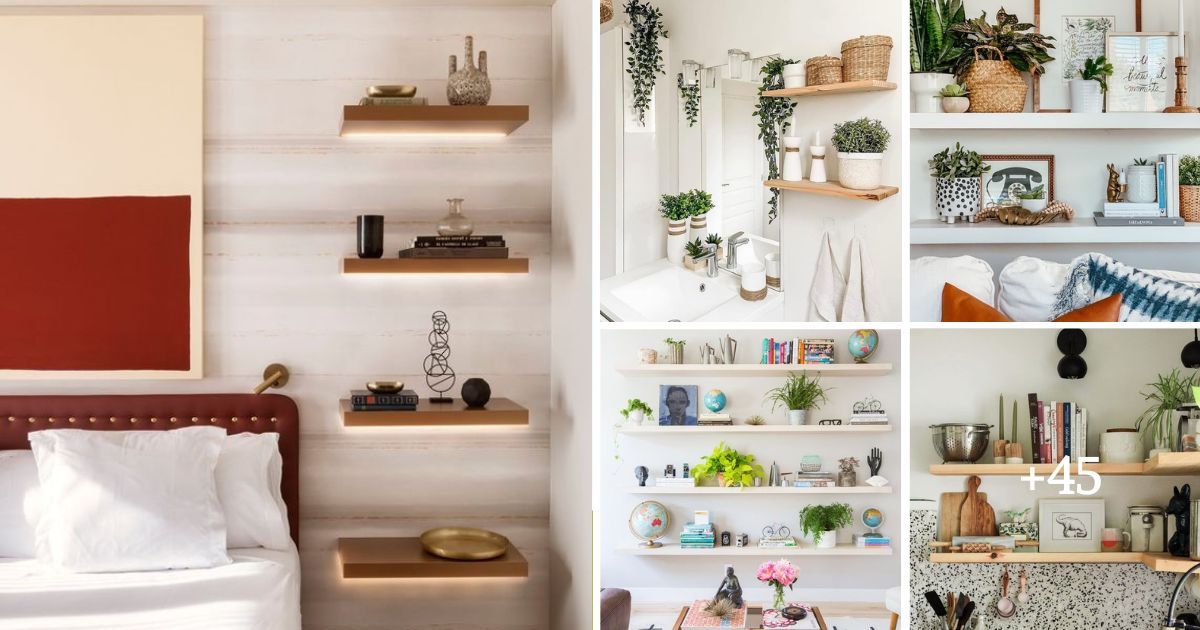 50 Floating Shelf Ideas For A Clutter-Free And Chic Home