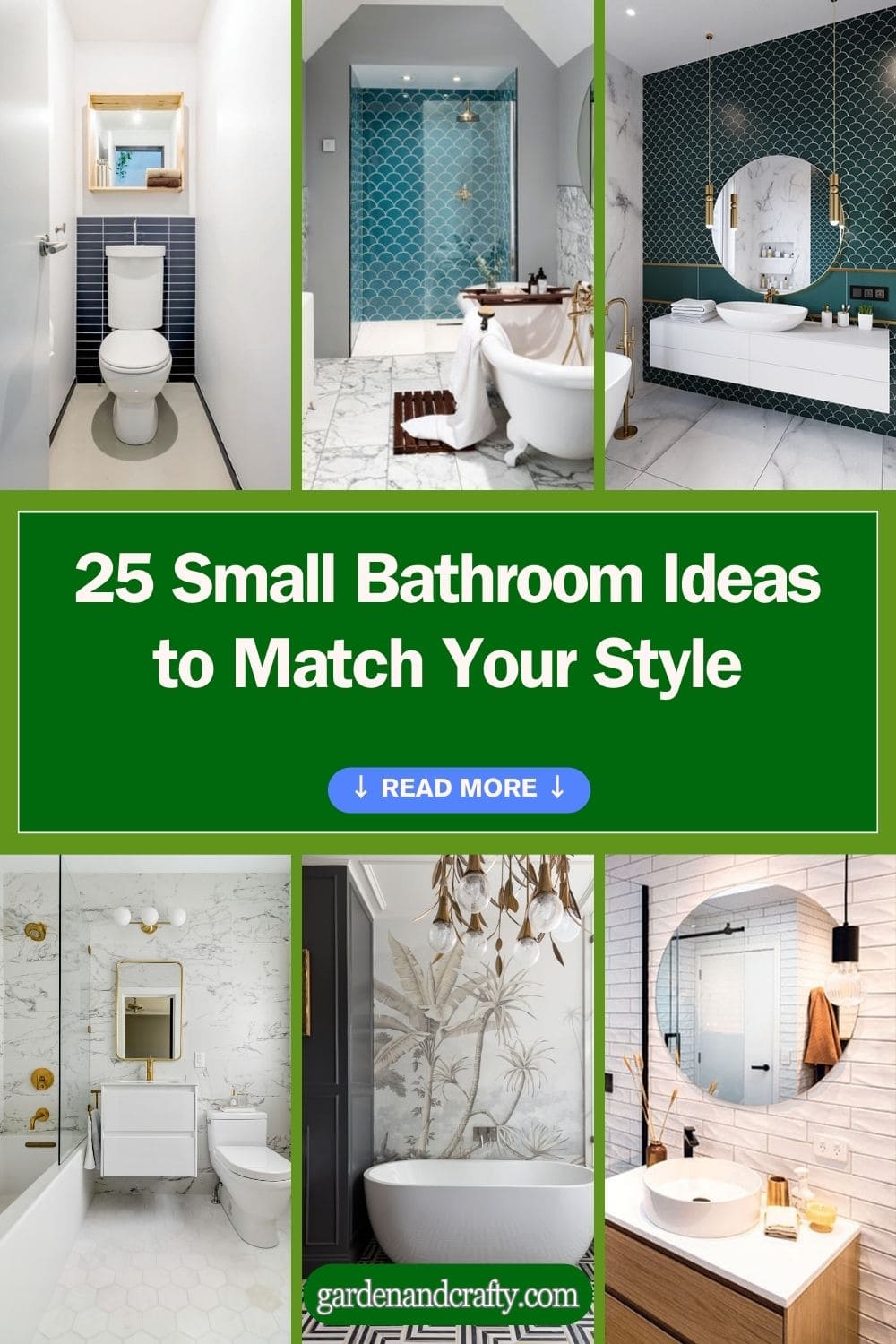 25 Small Bathroom Ideas to Match Your Style