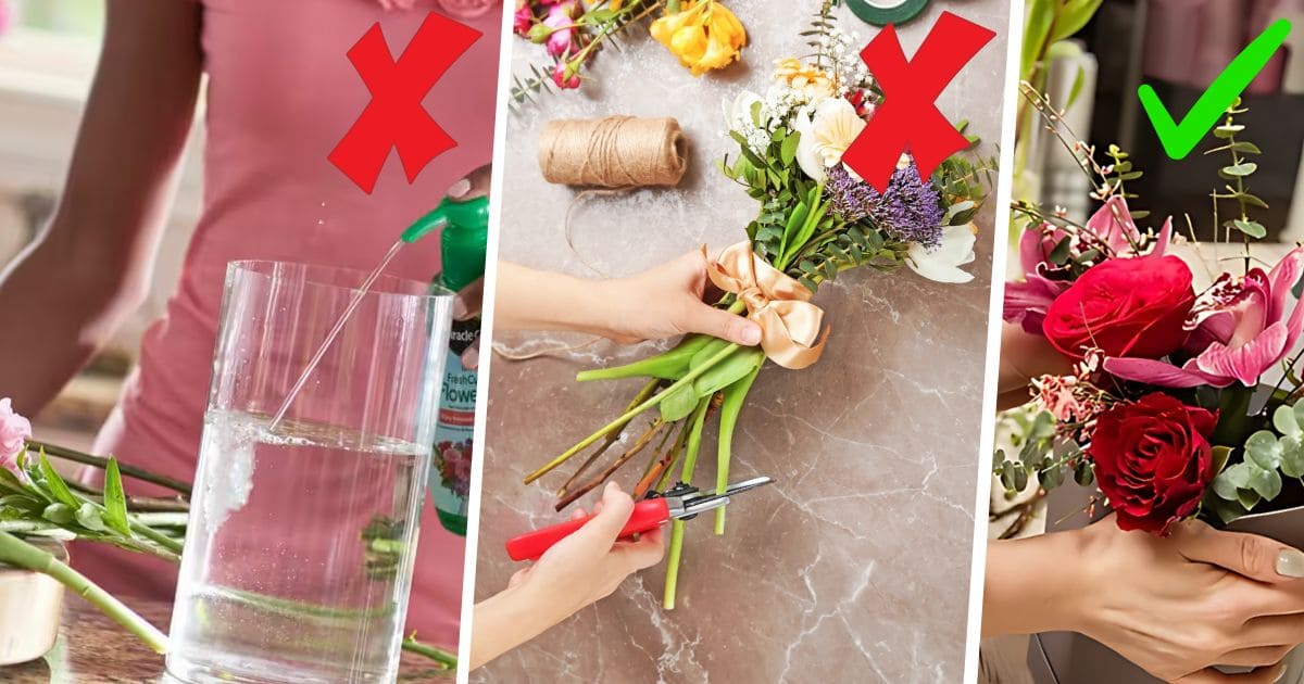 How To Revive Wilting Flowers In A Vase