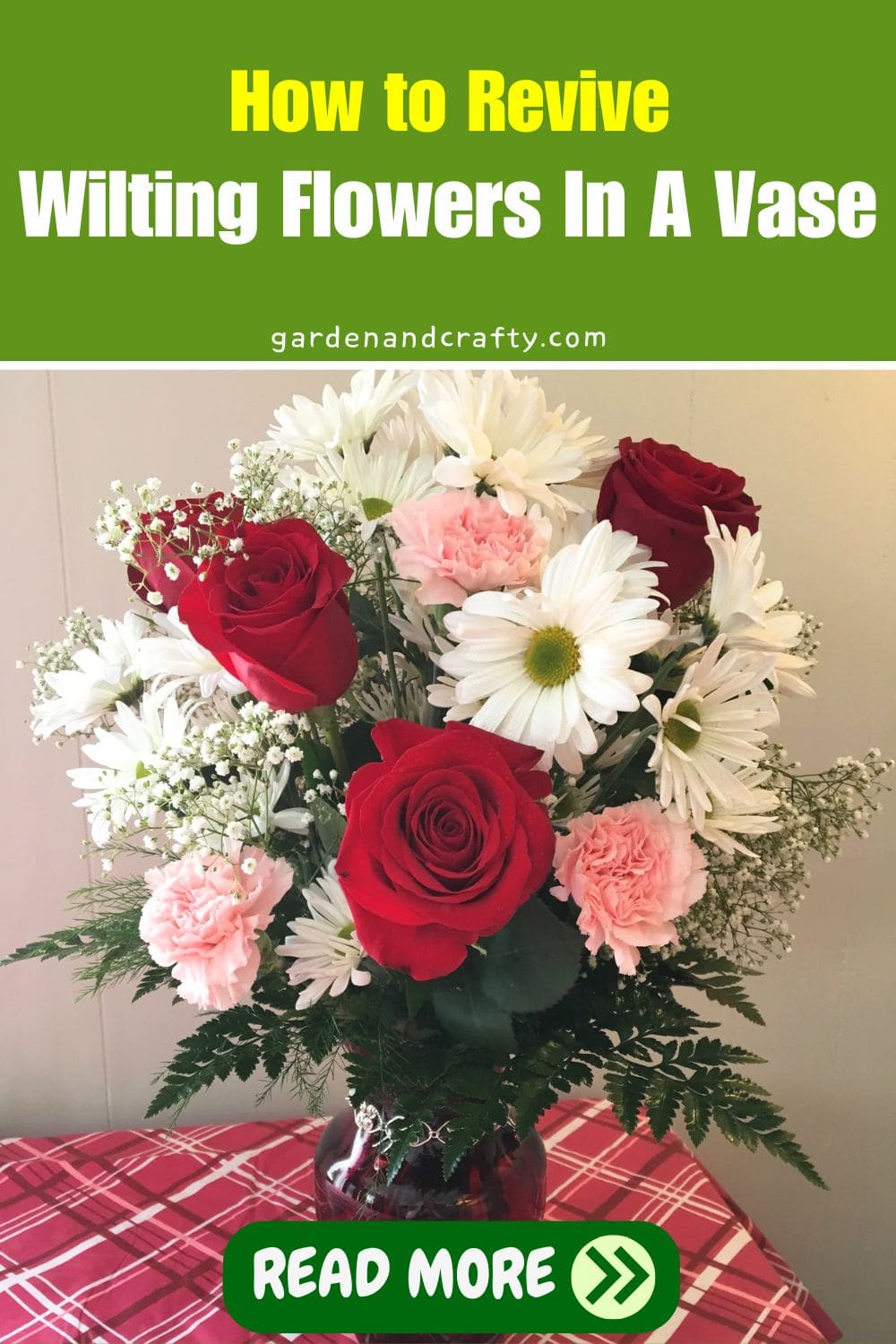 How to Revive Wilting Flowers In A Vase