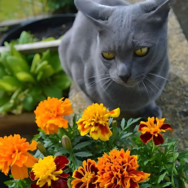 Marigold Can Be Toxic to Cats