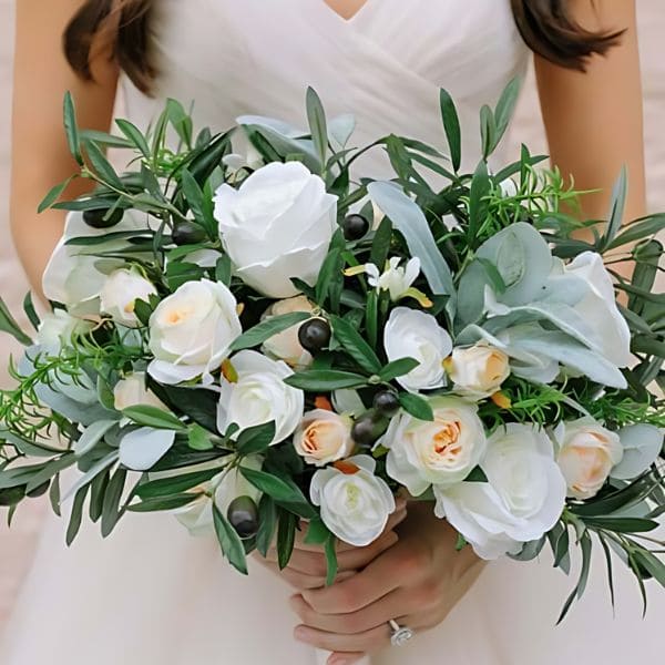 Olive Branches Arrangement Idea