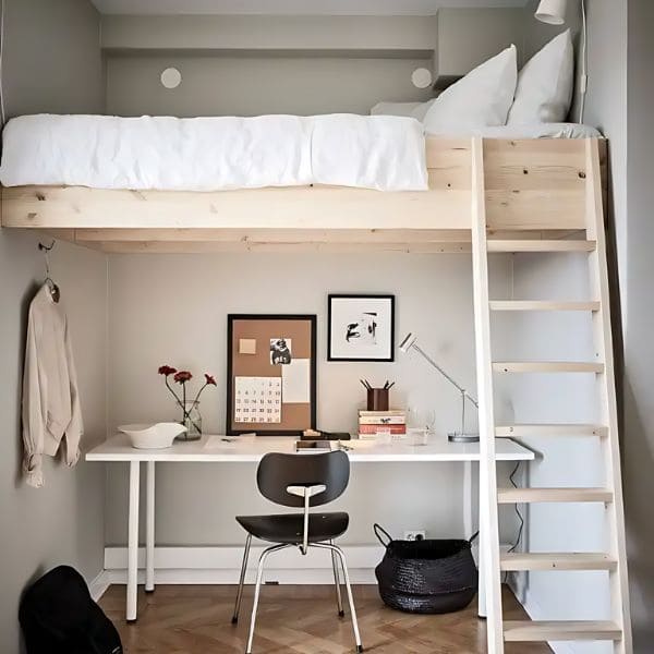 Lofted Bedroom