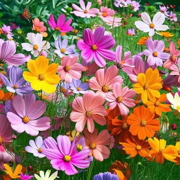 General Symbolism of Cosmos Flowers