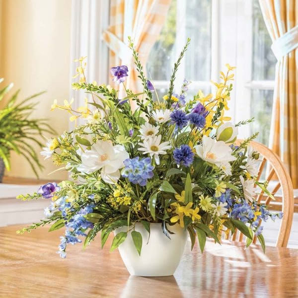 Larkspur in Vase