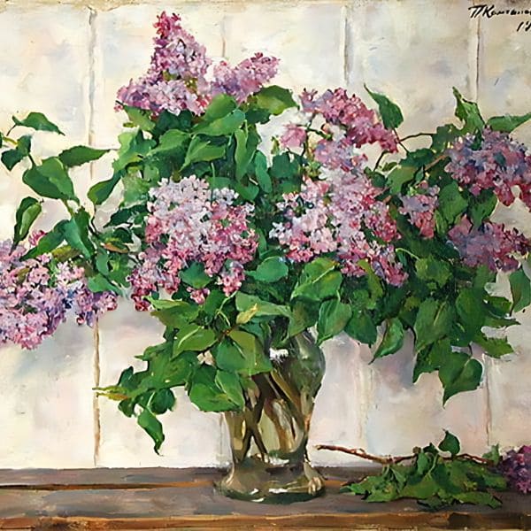 Lilacs In Painting