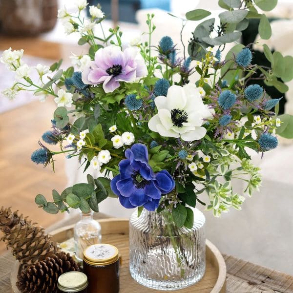 Sea Holly in Vase