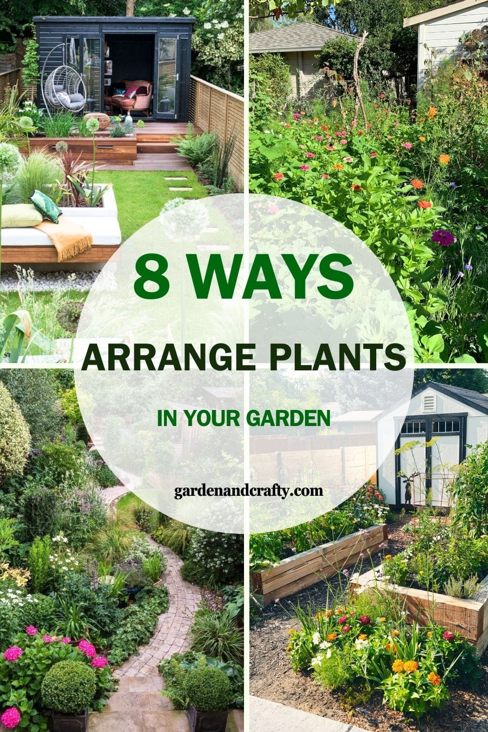 8 Simple Ways to Arrange Plants In Your Garden