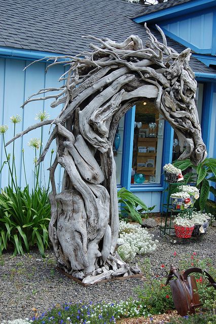 Driftwood Garden Sculptures