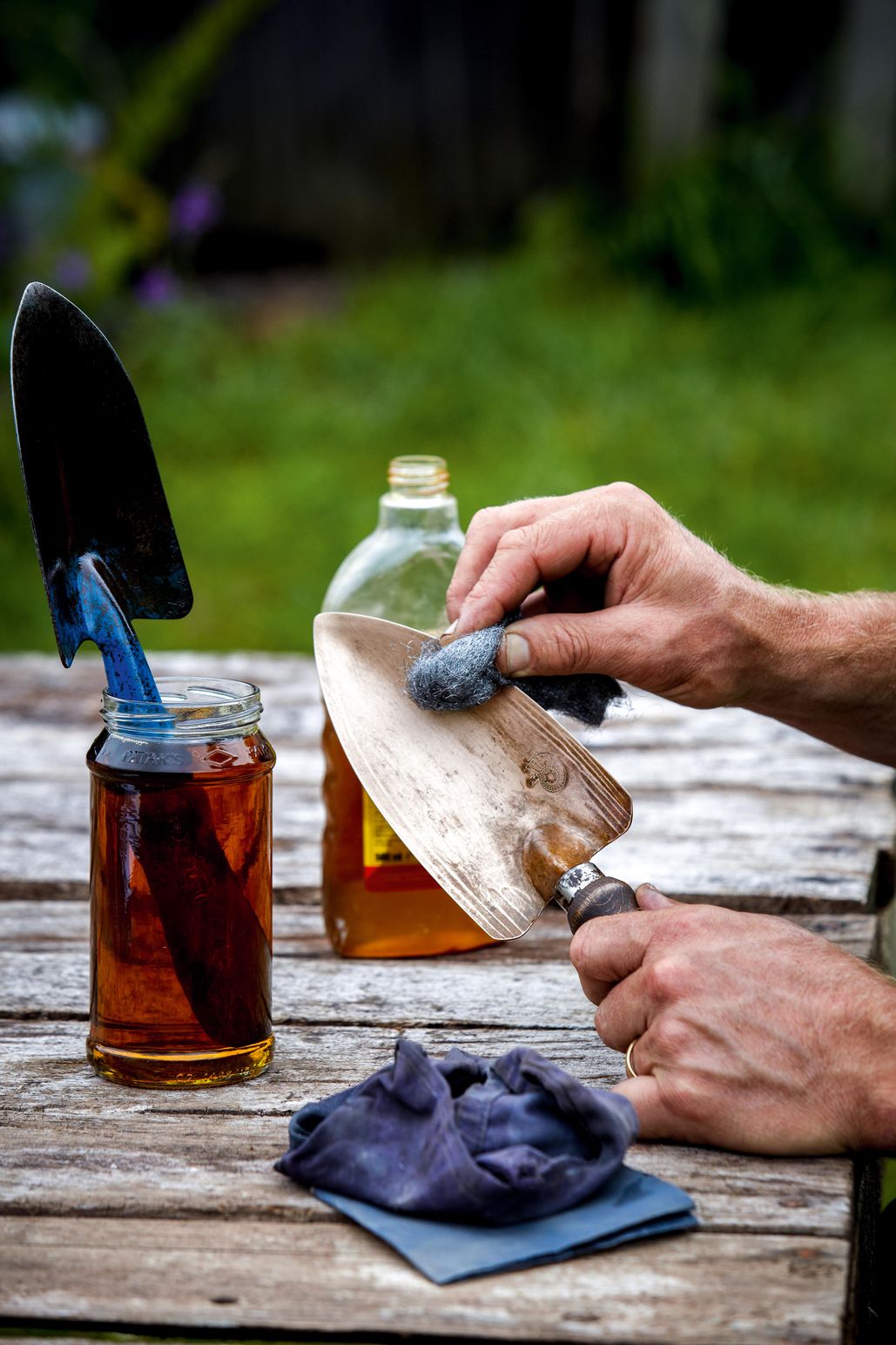 Baking Soda Clean Garden Tools and Pots