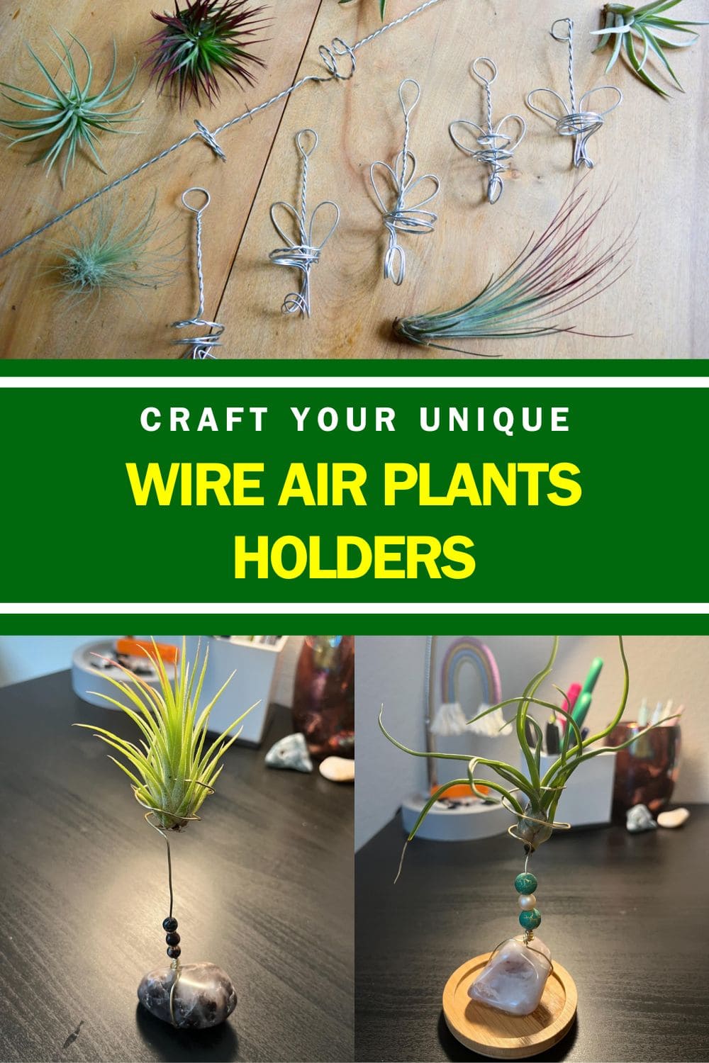 Craft Your Own Unique Wire Air Plant Holders