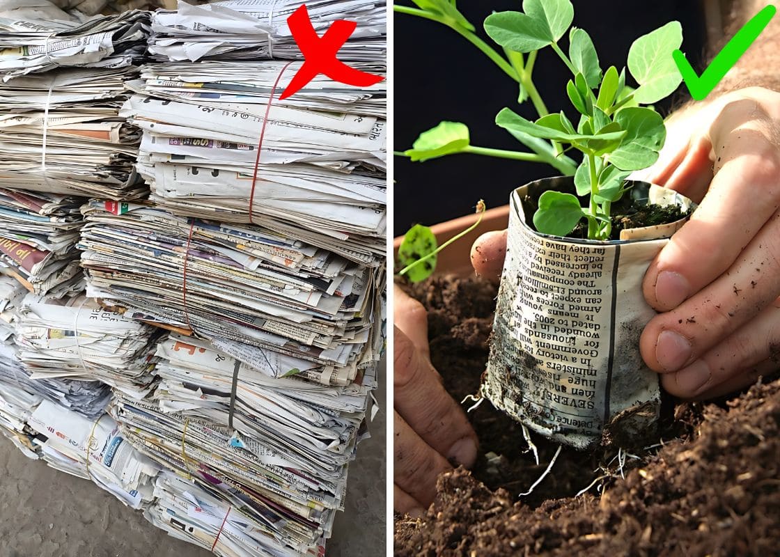 Don’t Throw Away Your Newspapers. Here’re 8 Ways to Use Them In The Garden