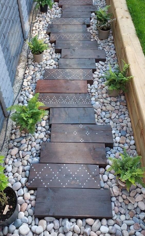 How to Create a Stunning Garden Pathway with Durable Reclaimed Wood