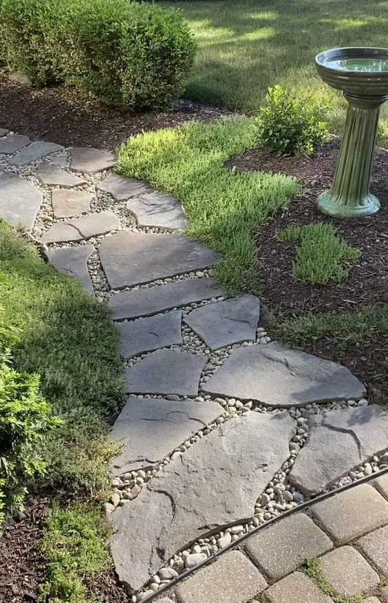 Exotic Stone Pathway