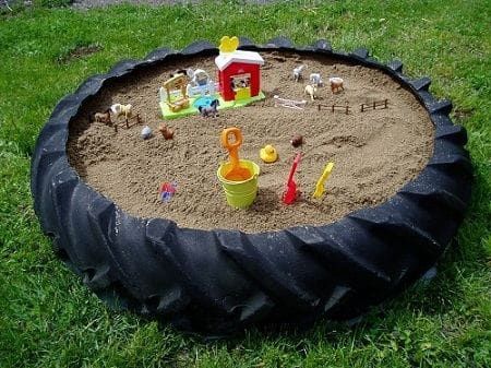 Tractor Tire Sandbox