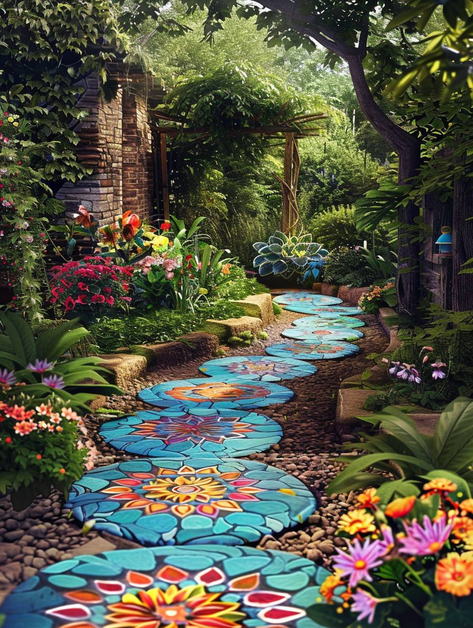 Bohemian Garden Pathway Inspirations for Serenity Seekers