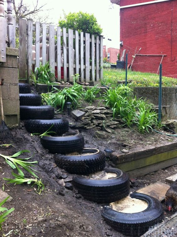 Tire Step Garden