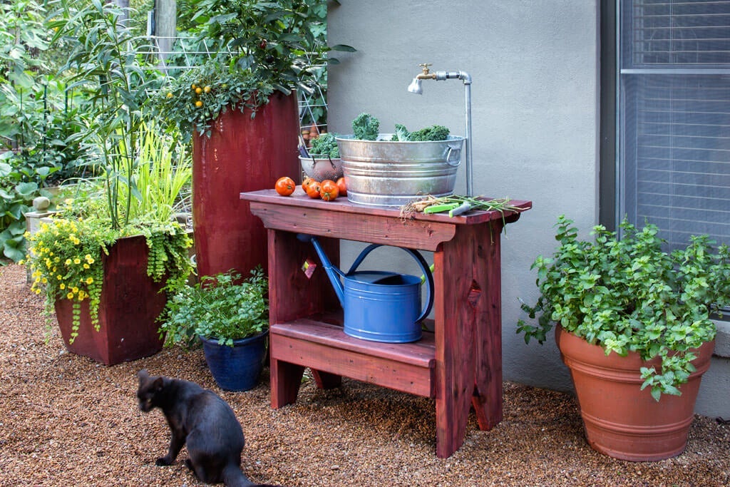 Galvanized Tub Sink