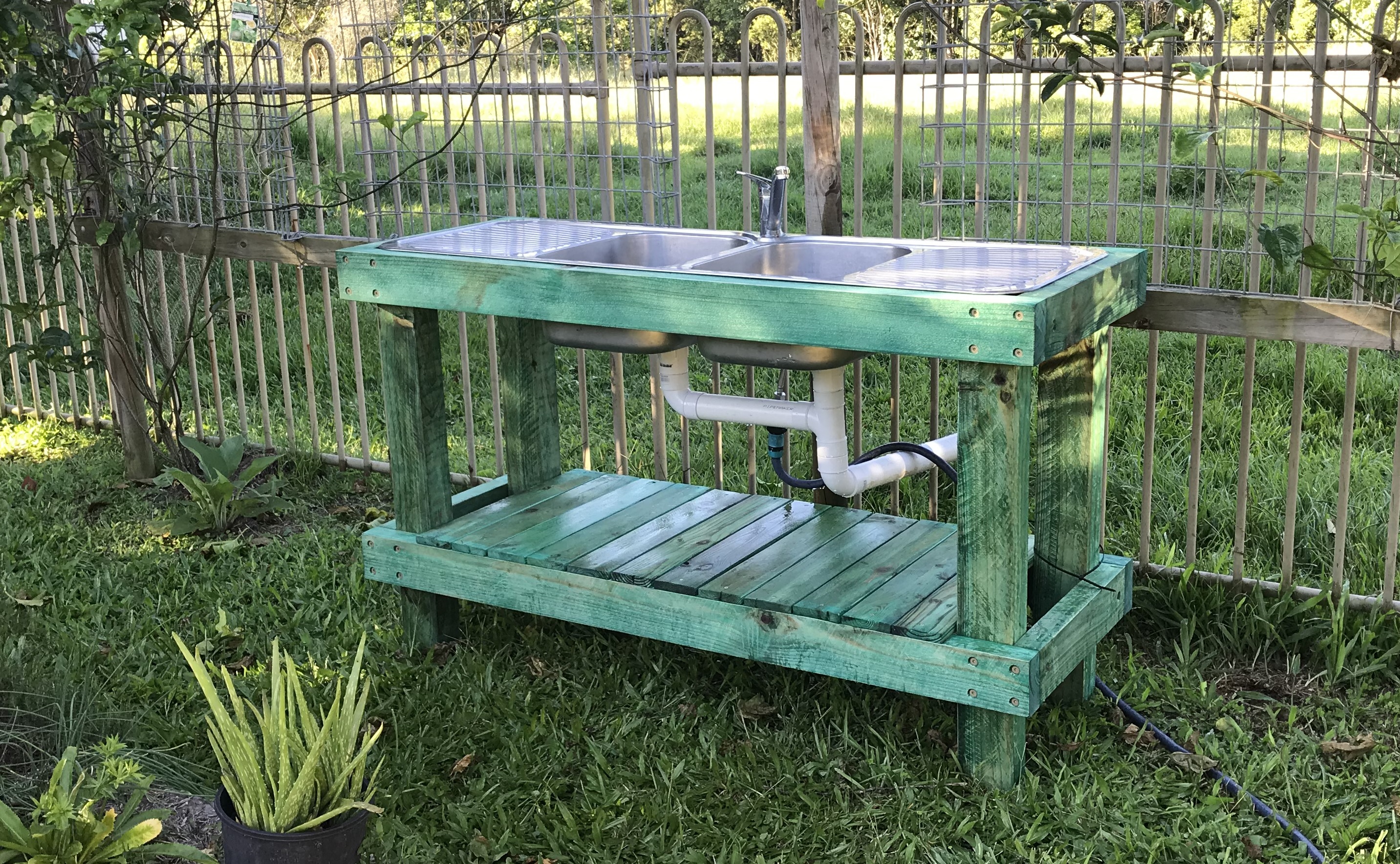 Upcycled Metal Sink