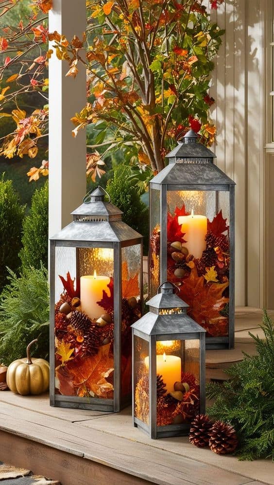 Autumn Lanterns of Warmth and Nature