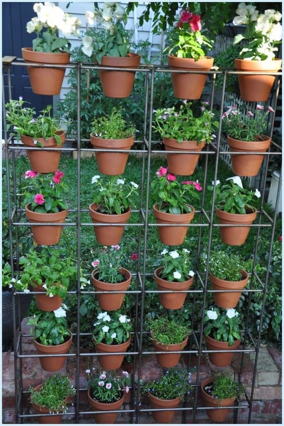 Metal Shelving Vertical Garden